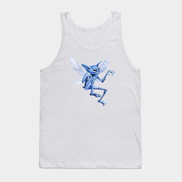 Blue magical creature Tank Top by Simple Wishes Art